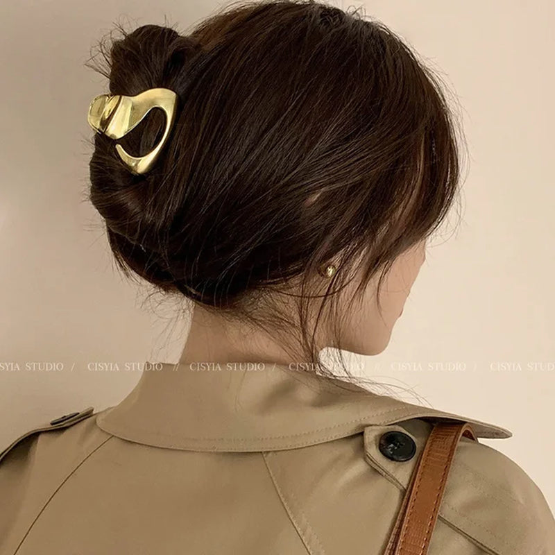 Fashion Metal Star Hair Claw Clips for Women Girls Clamps Korea Geometric Hair Crab Hairpins Hairgrips Headwear Hair Accessories