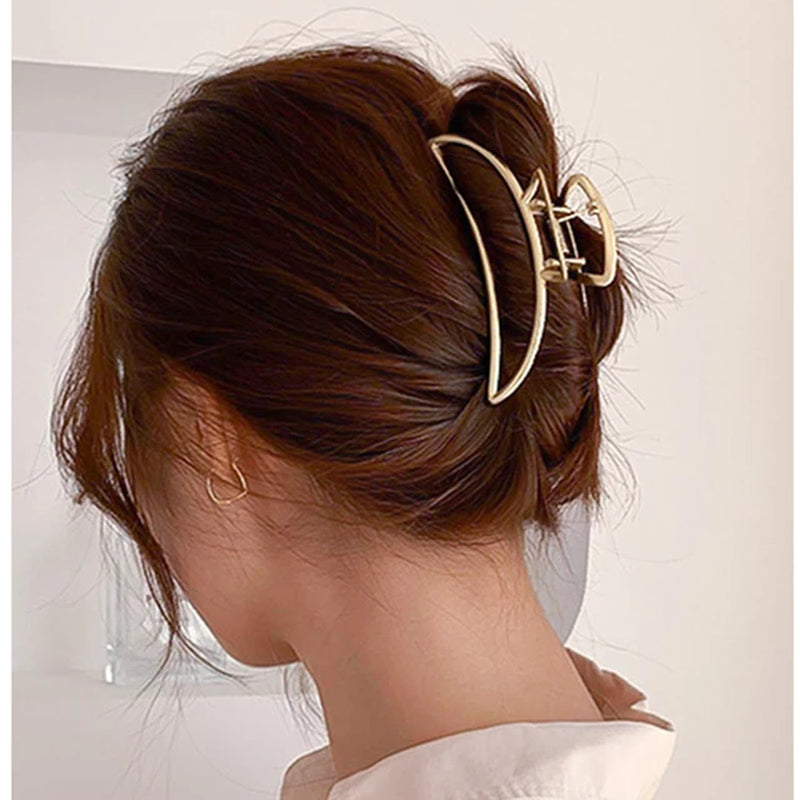 Fashion Metal Star Hair Claw Clips for Women Girls Clamps Korea Geometric Hair Crab Hairpins Hairgrips Headwear Hair Accessories