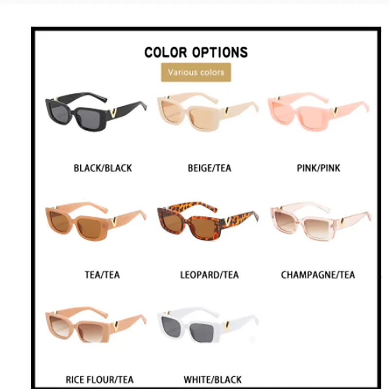 Retro Cool Small Frame Cat Eye Sunglasses for Women 2023 Luxury Sun Glasses Men Fashion Jelly Sunglasses with Metal Hinges