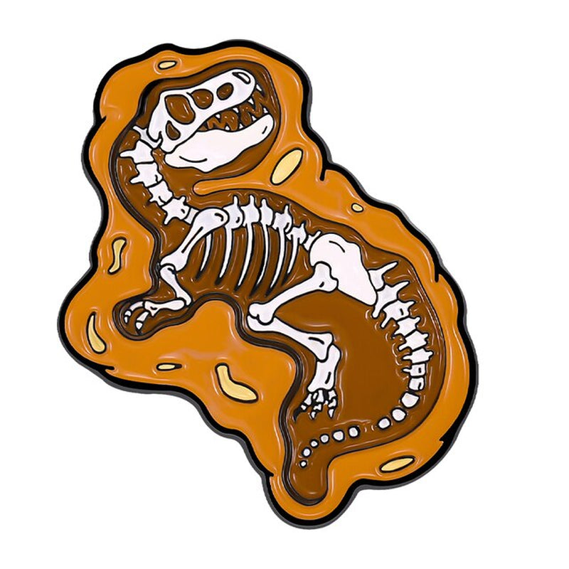 Cartoon Dinosaur Enamel Pins Stegosaurus Pterosauria Brooches for Kids Friends Jurassic Animal Badges Bag Lapel Pin Jewelry Gift